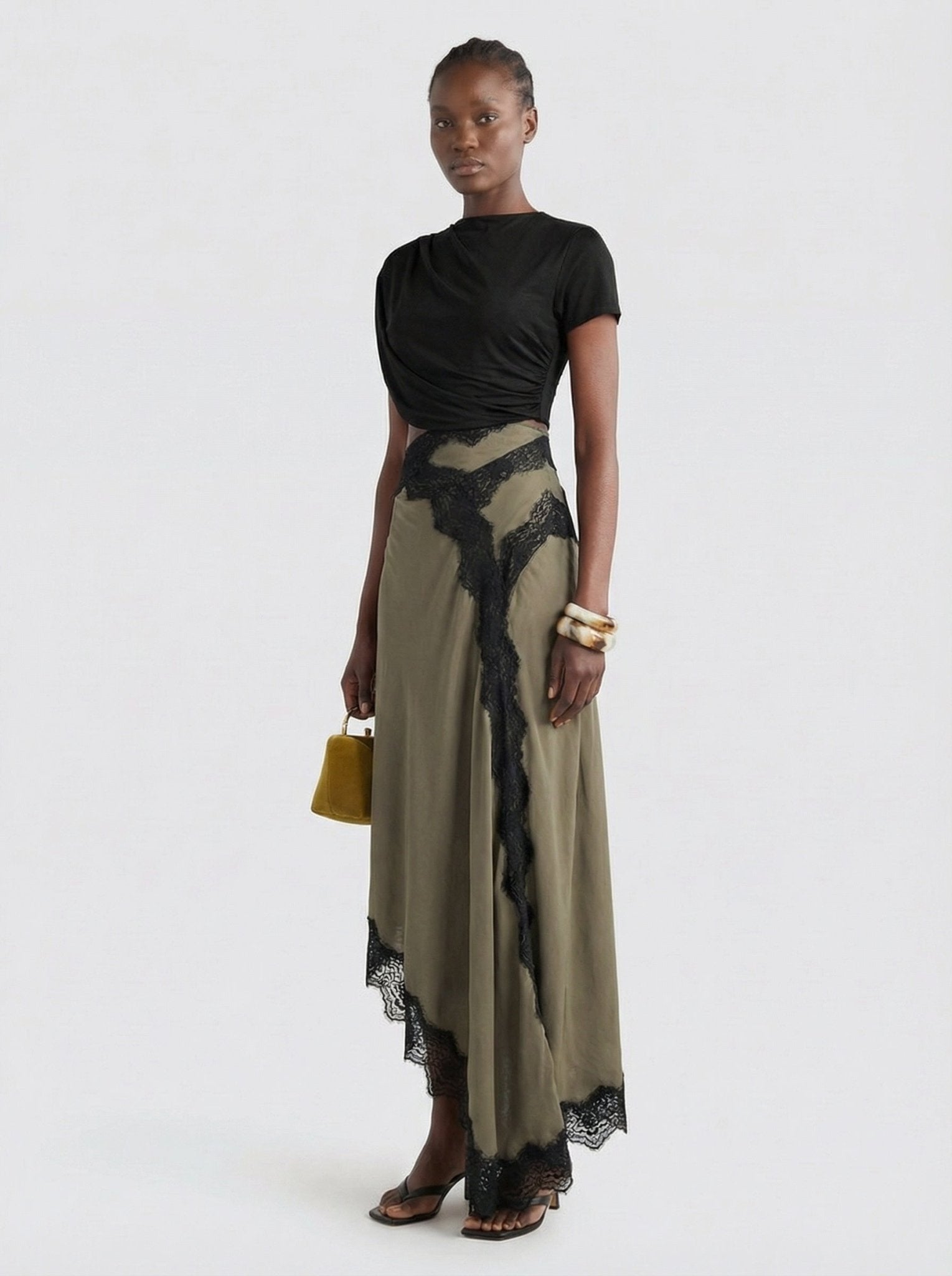 Olive Lace Dress