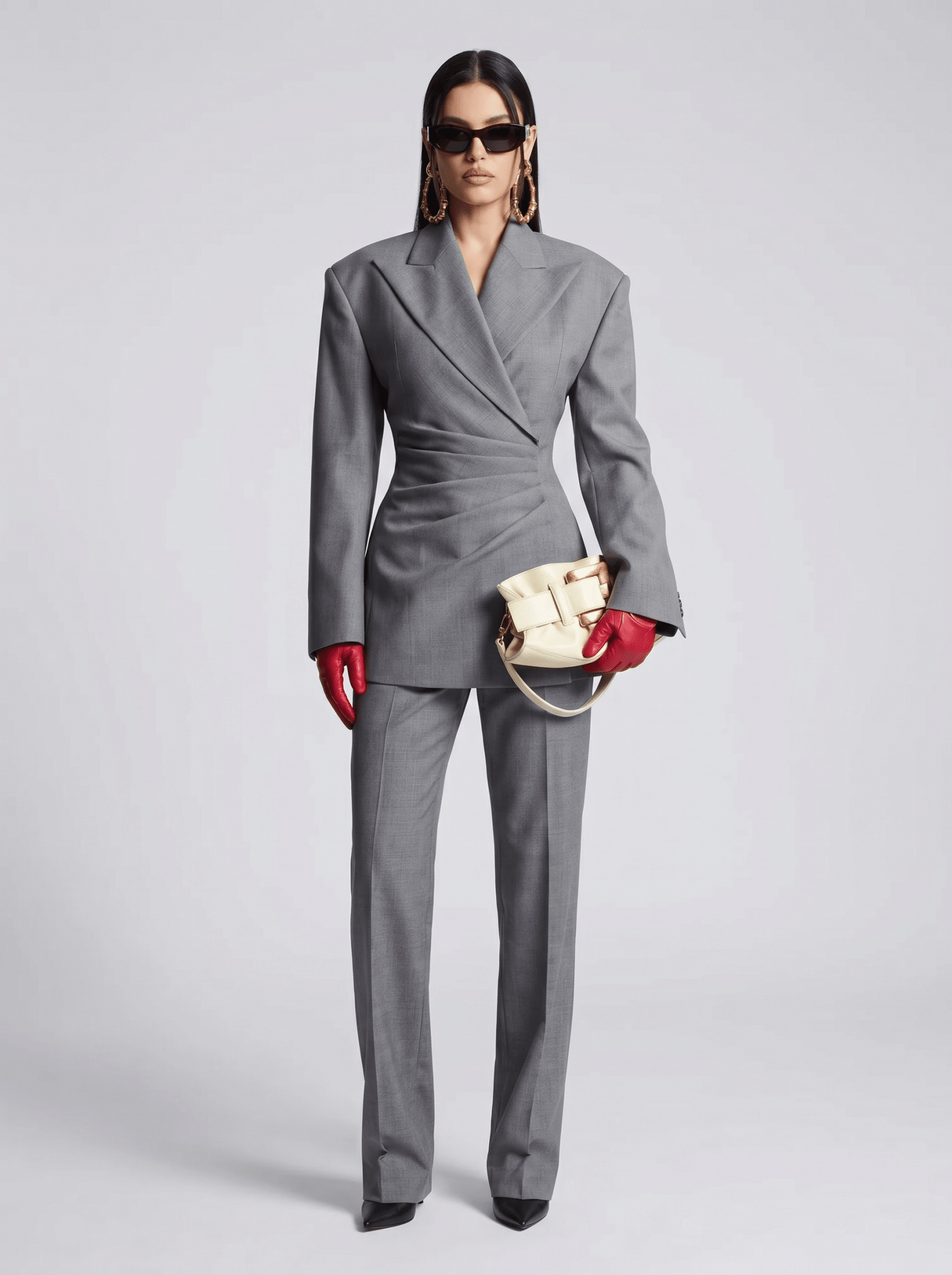 Contour Wrap Blazer