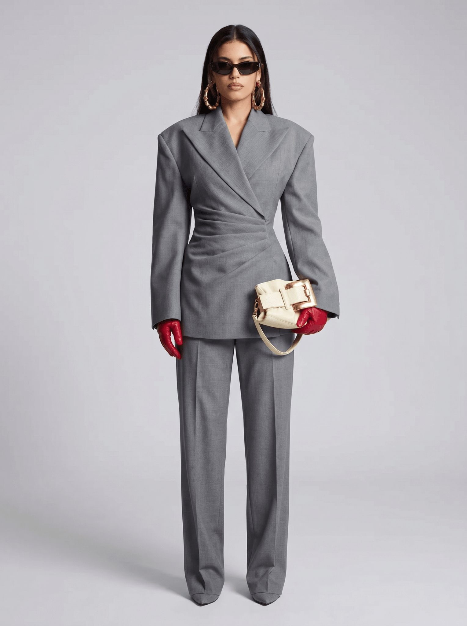 Contour Wrap Blazer
