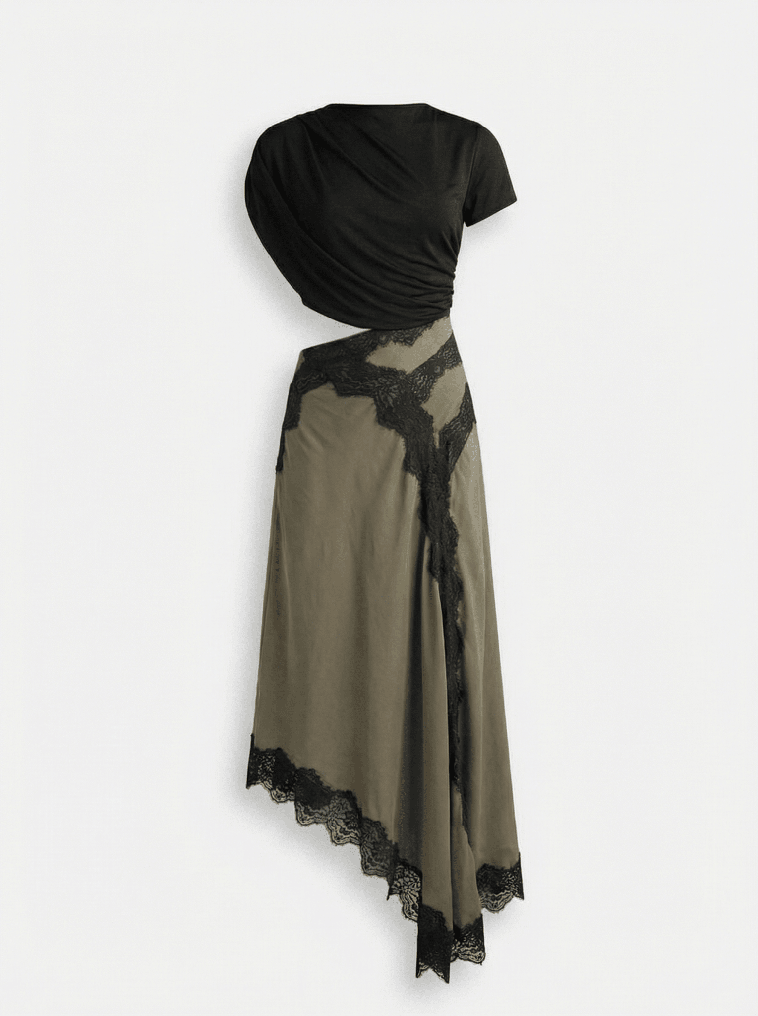 Olive Lace Dress
