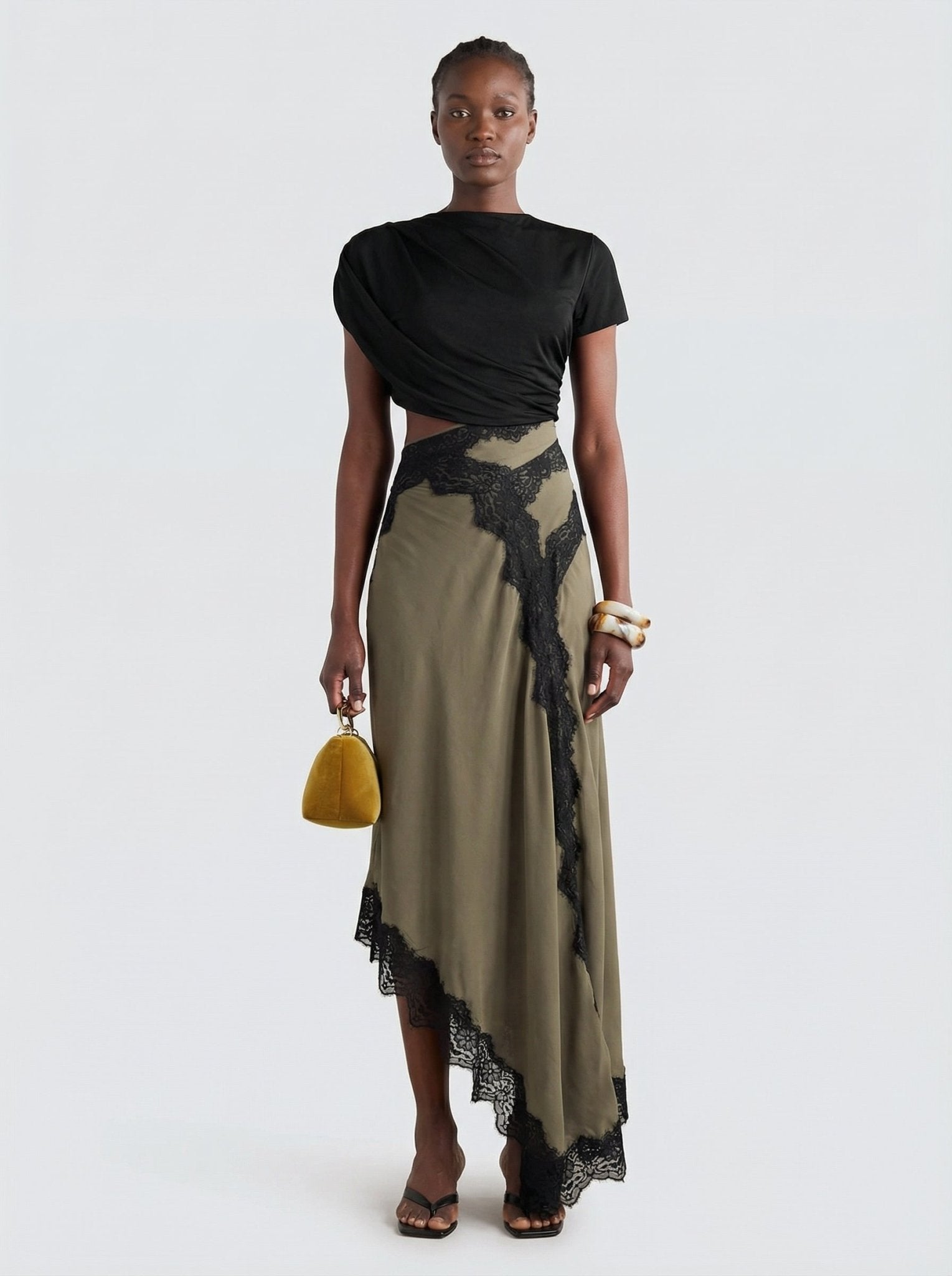 Olive Lace Dress - TUA. Milano #